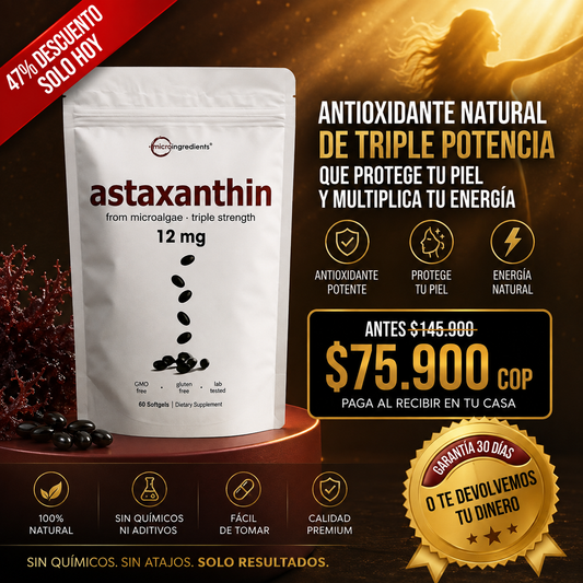Antioxidante Natural de Triple Potencia que Protege tu Piel y Multiplica tu Energía